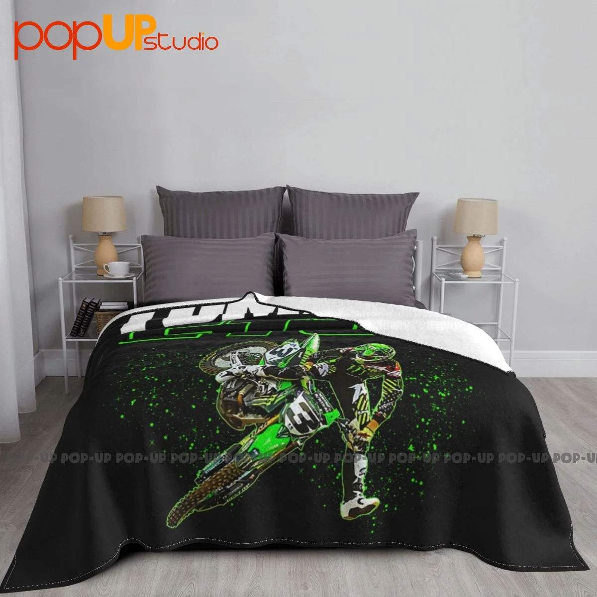 Eli Tomac Et3 Motocross Blanket Casual Bedroom Four Seasons Sofa Dedicated Sleeping Sheets