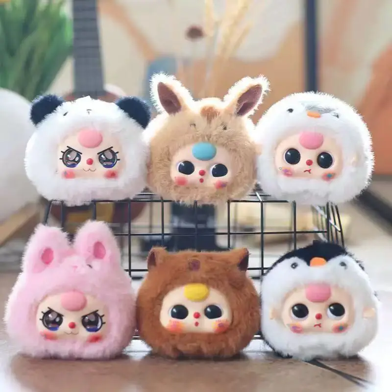 

Soft Doll pvc plush Keychain Cartoon Cute Soft Doll Schoolbag Pendant Bubble Rabbit Backpack Pendant Boy's and Girl's Gifts