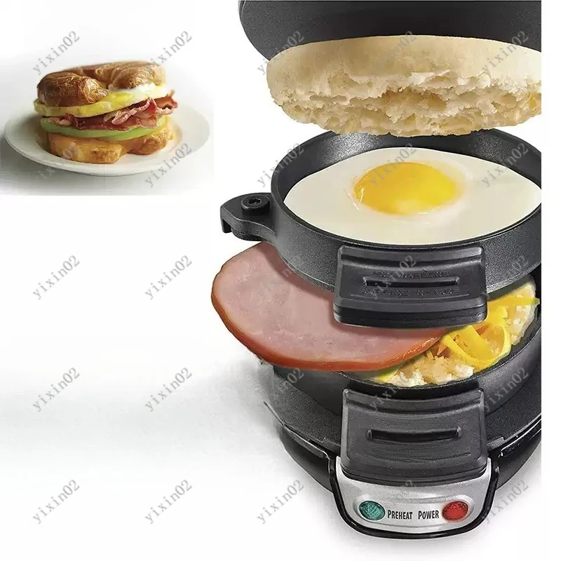 Multifunctional Breakfast Machine - Kitchen Appliance for Quick Meals Hamburger Maker Omelette Steak Sandwich Maker