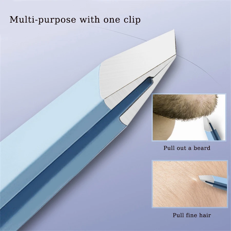 1 ชิ้น/4 ชิ้นแหนบคิ้ว, หญิงขนบนใบหน้ามืออาชีพแหนบสแตนเลสชุดแหนบที่มีความแม่นยำ