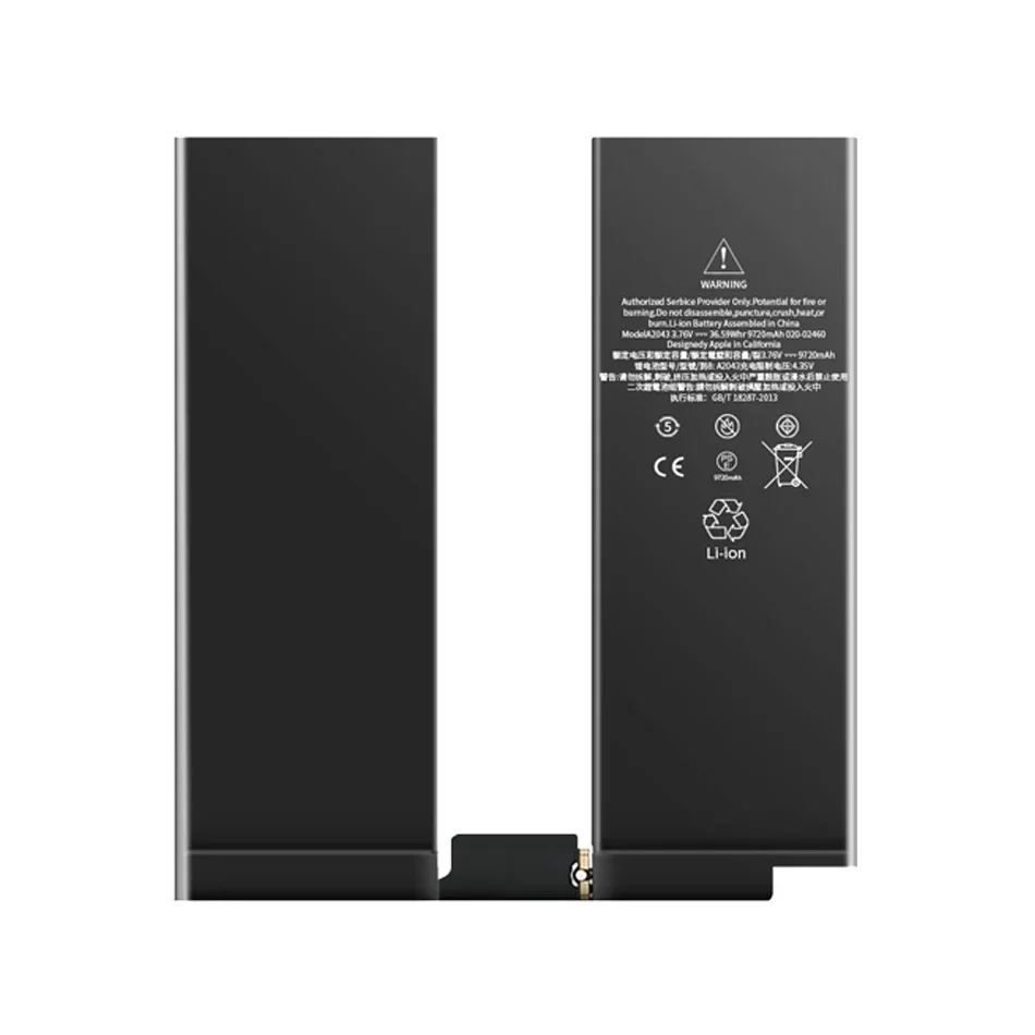 Imagem -03 - Bateria para Apple Ipad Pro 9720mah 12.9 3ª Geração A1979 A1983 A1876 A1895 A2014 A2043 A2069 A2229 A2232 A2233 2023