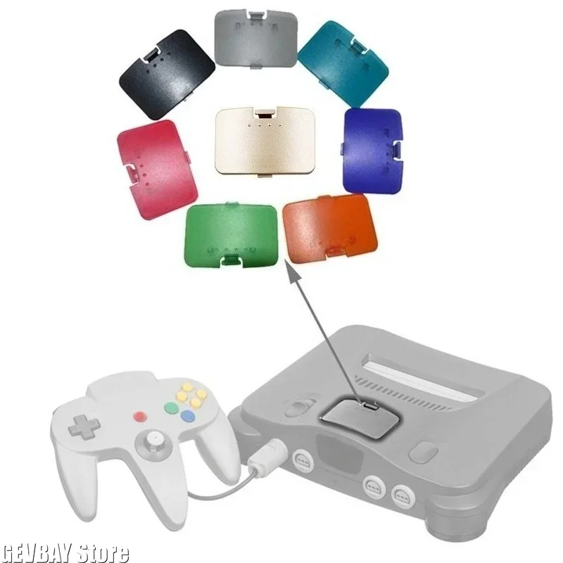 Repair for N64 Door Cover Jumper Pak Lid Memory Expansion Pak for Nintendo 64 Expansion Pack Card Slot Cover Doors Cover Part