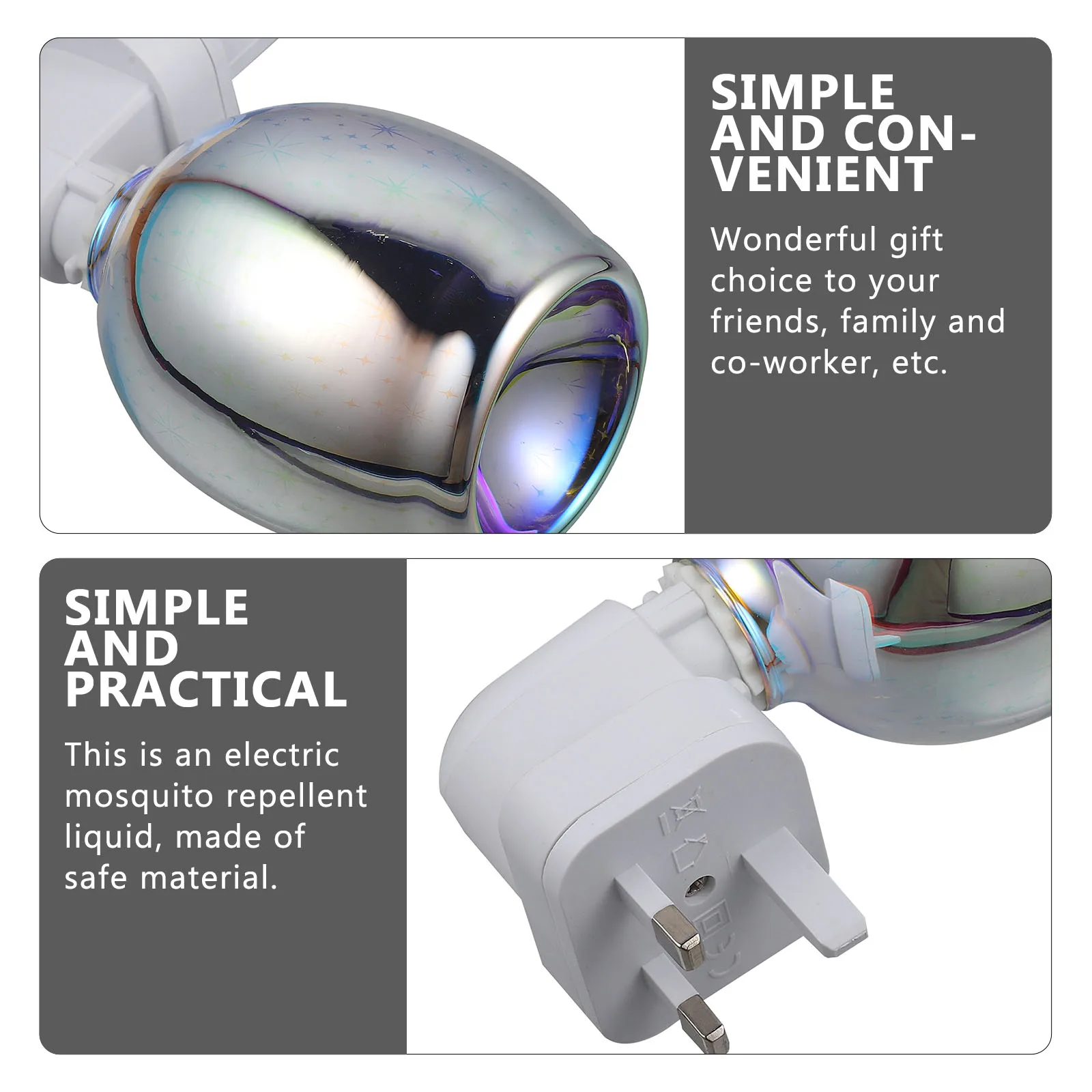 

1Pcs Plug-in Aromatherapy Lamp 3D Wax Melting Fragrance Lamp Smokeless Electric Warmer Decorative Aroma