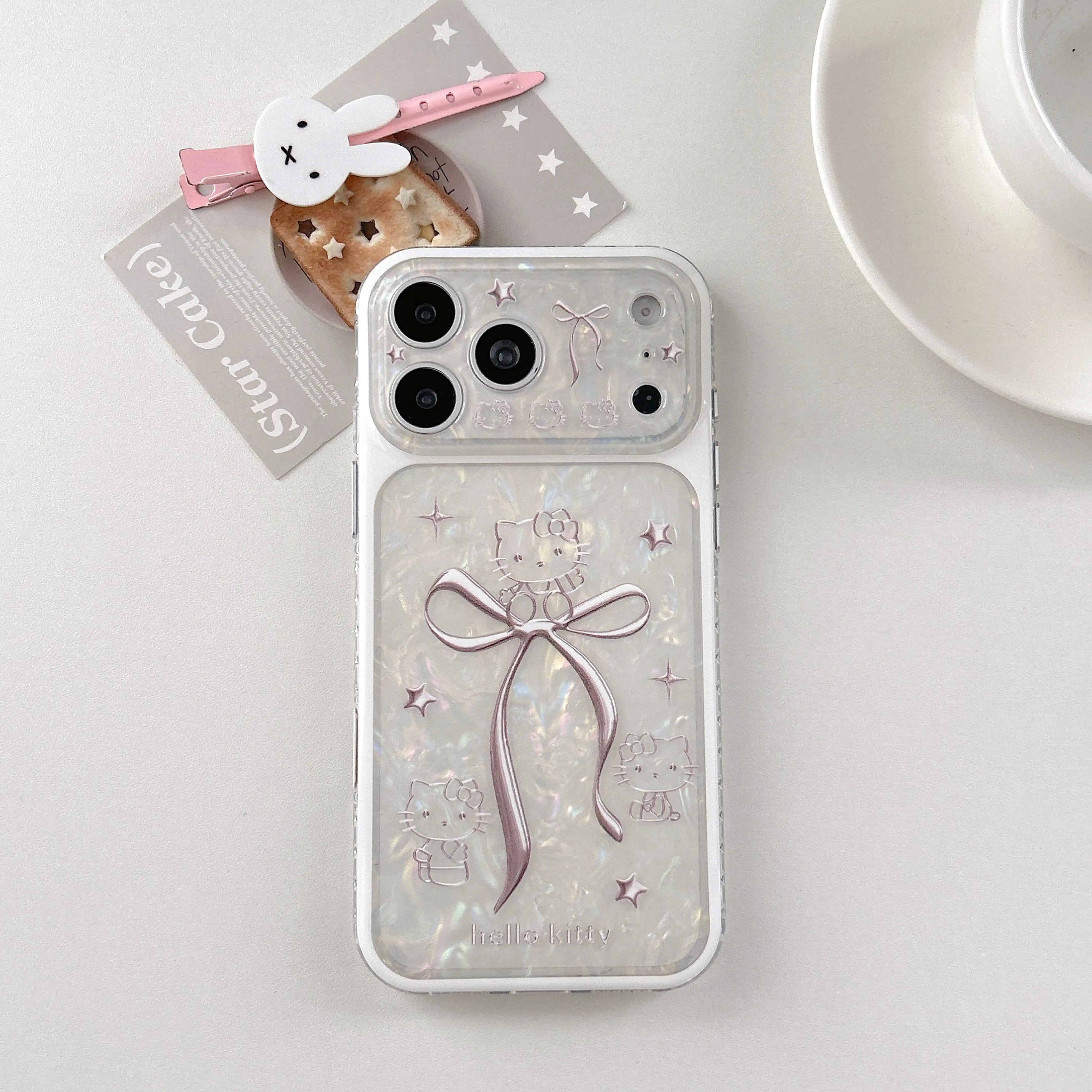 Cute Cartoon Y2K Hello Kitty Mobile Phone Case for IPhone 17 Pro Max 17 Pro 16 Pro Max 17 16 15 Pro Max Phone Case view 2