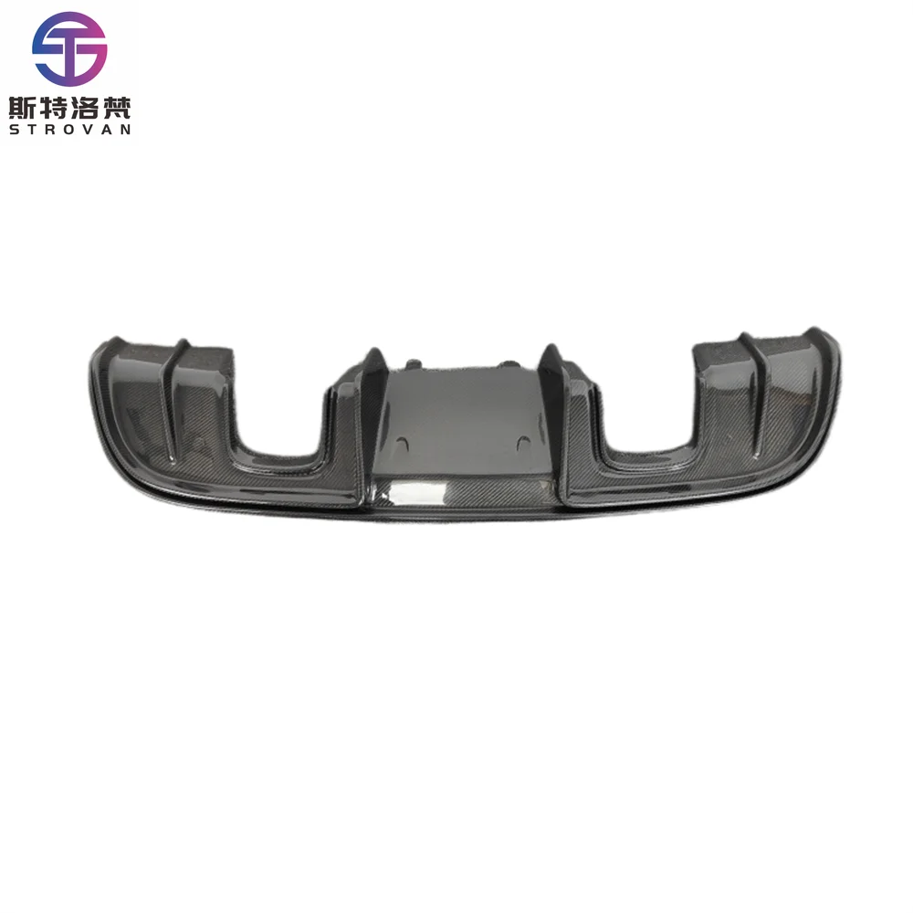 

STLF 17-19 for Porsches Cayman Boxster 718 GT Style Body Kit Carbon Fiber Rear Bumper Lip and Rear Diffuser Custom Body Parts