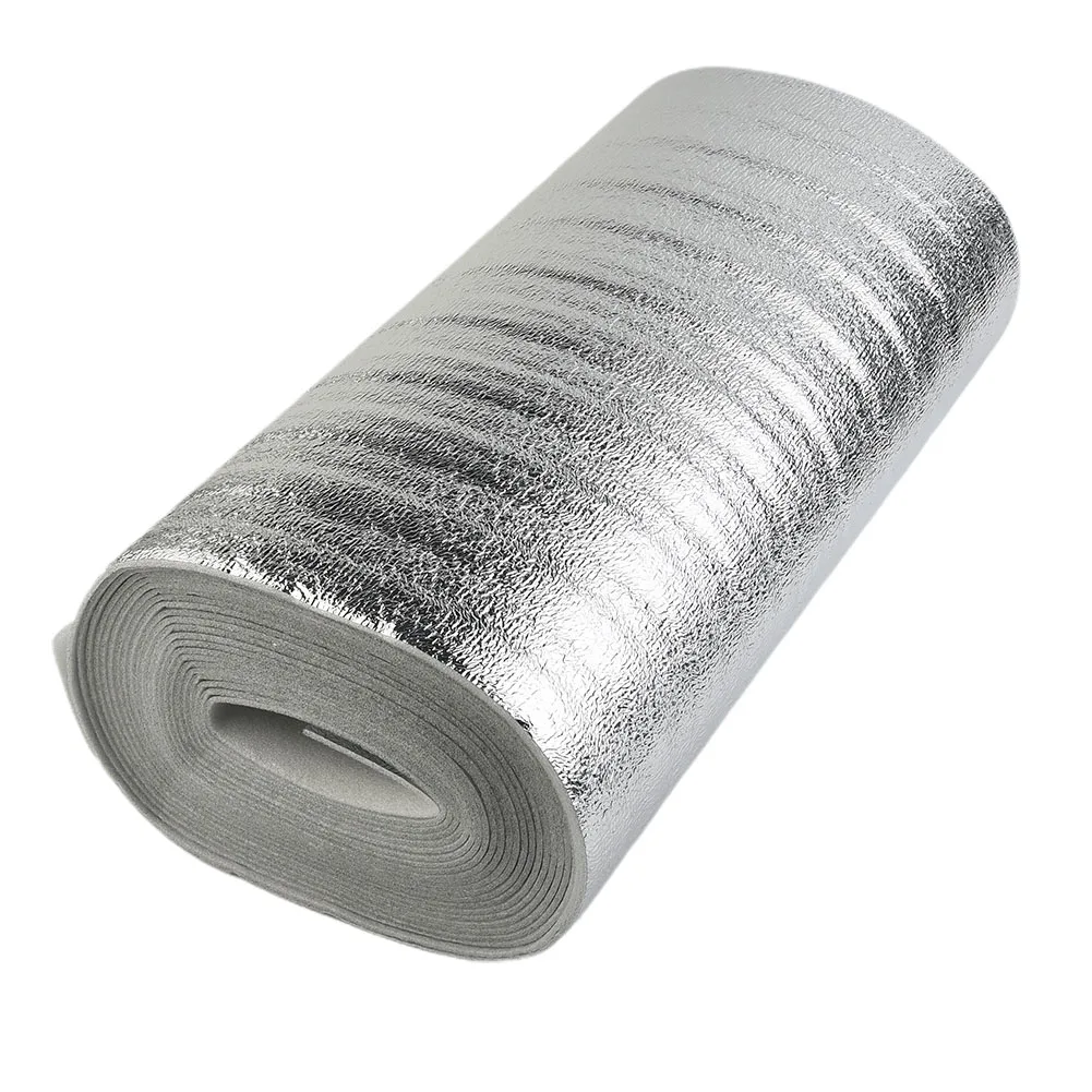 Película aluminizada PET de 5/10m, película reflectante para radiador, película reflectante de aislamiento térmico de pared, película de aislamiento térmico de papel de aluminio