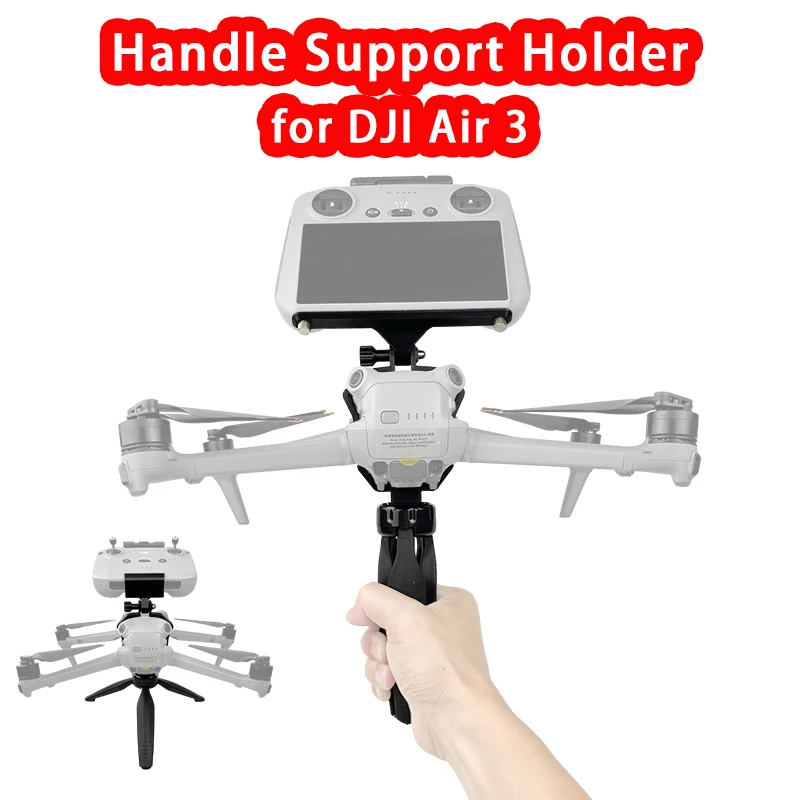 para-dji-air3-ar-3s-drone-handheld-titular-cardan-camera-tiro-estabilizador-suporte-de-montagem-fixa-tripe-rc-2-controlador-titular