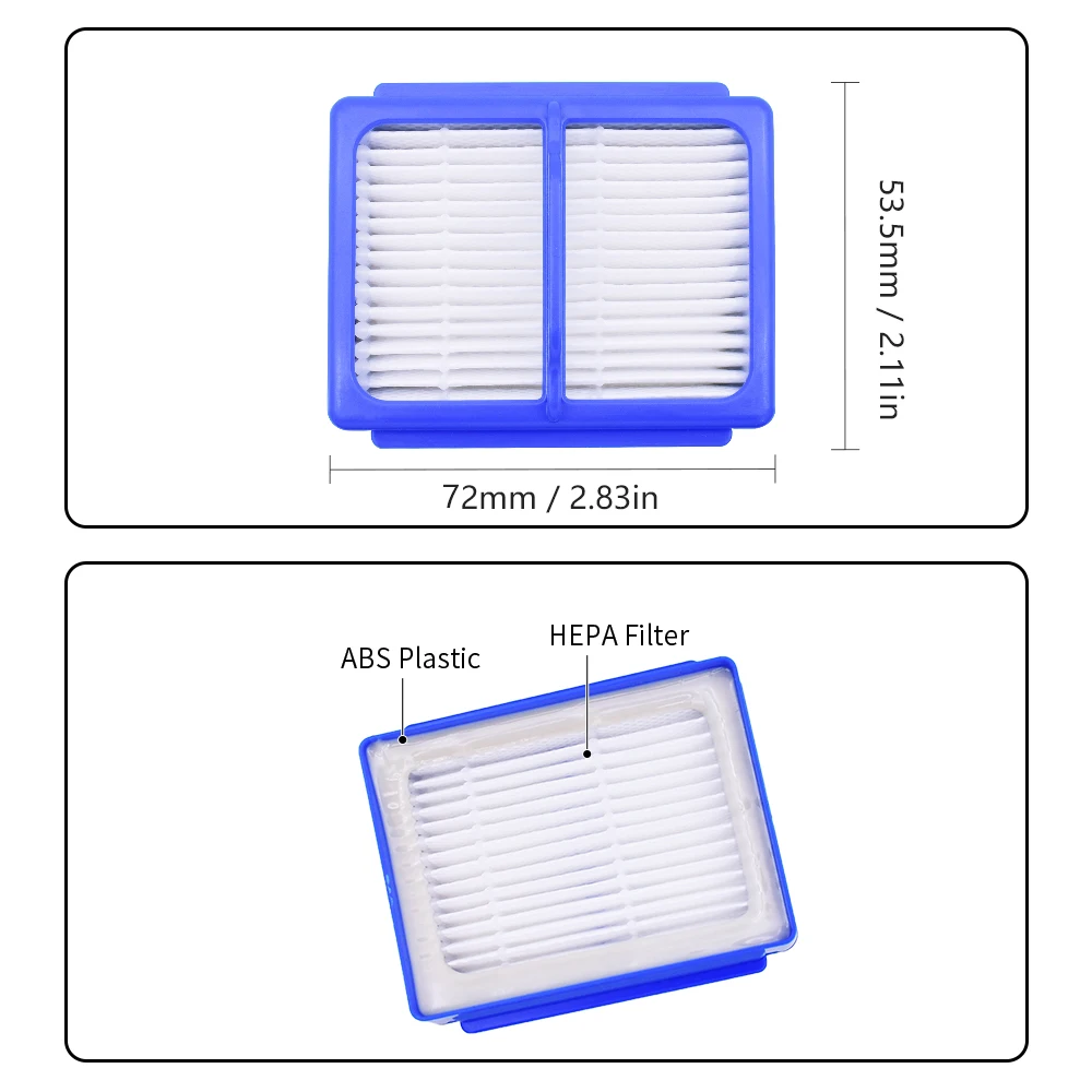 Washable Pre-motor HEPA Filter Compatible with AEG Electrolux ASKQX9/ QX9-1-50IB/ QX9-1-ALRG/ QX9-1-ANIM Replacement Accessory