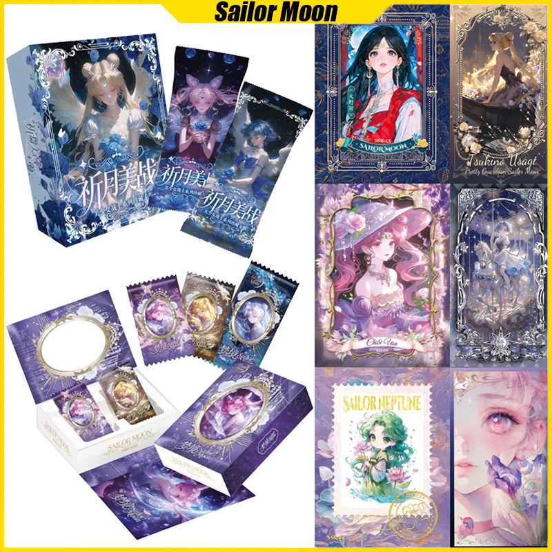 

Miracle Moon Vol.1 Сейлор Мун карты Qiyue Аниме Коллекционные карты Mistery Box Настольные игры Игрушки Подарки на день рождения для мальчиков и девочек