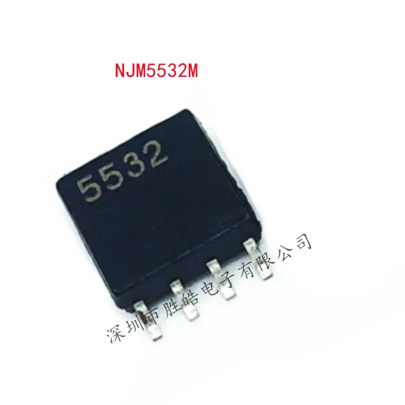 

(10PCS) NEW NJM5532M JRC5532 5532 Double Operational Amplifier Wide Body SOP-8 Integrated Circuit