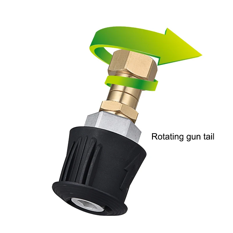 High Pressure Car Wash Water Gun For K Series Cleaning Hose Quick Connector 360° Rotating Anti Winding Accessories Tool