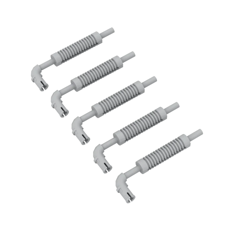 14682 Exhaust Pipe With Pin Round Hole  Building Blocks High-Tech Part Bricks MOC Assemble Particle DIY