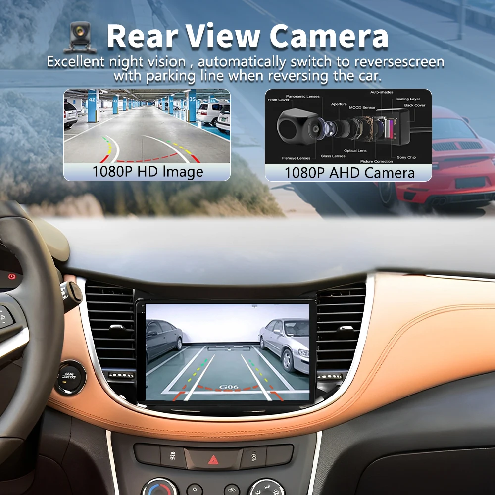 Android 16 Carplay Auto 2K Screen Car Radio For Chevrolet TRAX 2017 2018 2019 Plug and Play WIFI+4G Stereo 2din DVD Multimedia