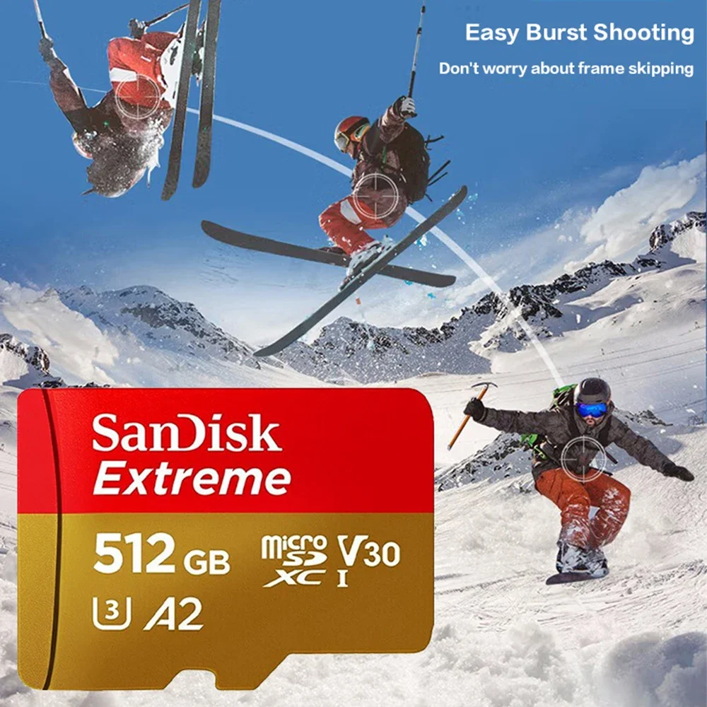 بطاقة ذاكرة أصلية بطاقة ذاكرة صغيرة للغاية بطاقة SD GB A2 A1 V30 U3 بطاقات فلاش 64GB 32GB بطاقة TF Original Memory Card Extreme Micro SD Card 256GB A2 A1 V30 U3 Flash Cards 64GB 32GB TF Card 128GB Memory Microsd