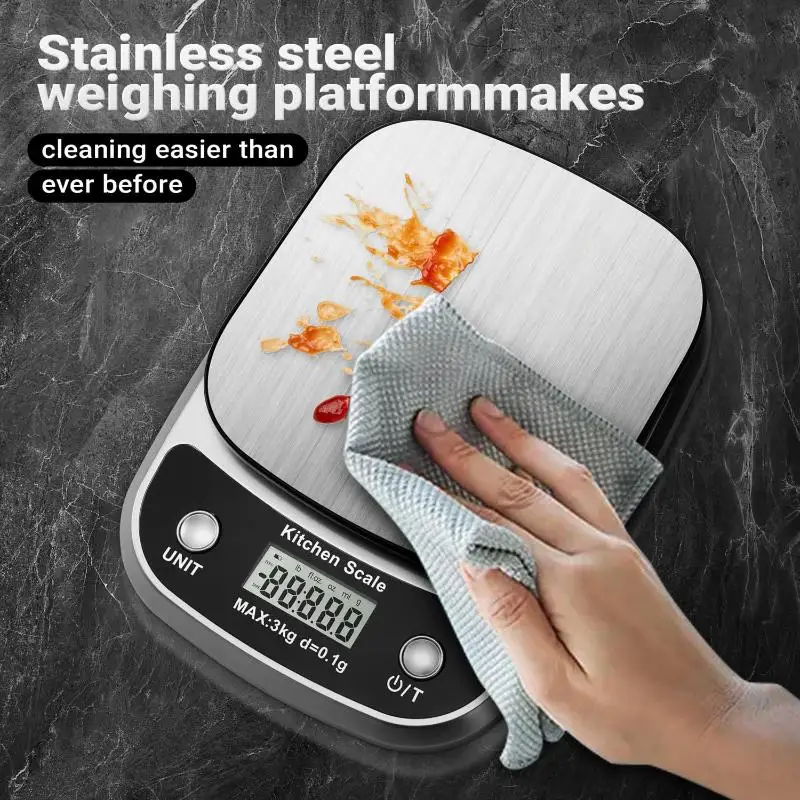 SXH 1PC Electronic Weighing Scale For Food Mini Timbangan Weighing Scale Kitchen Scale Digital