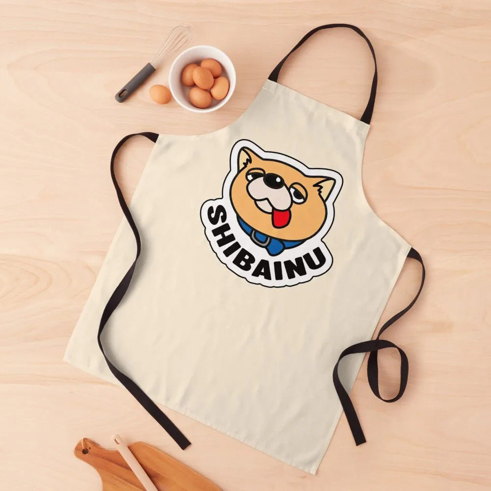 

Shiba Inu Apron chef for man kitchen utensil women's kitchens Chef Uniform For Men Apron