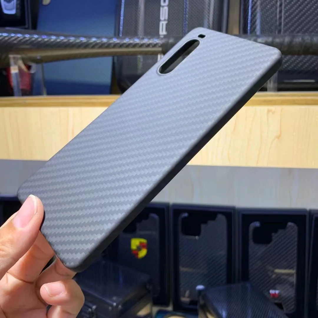 Защитный чехол из настоящего углеродного волокна для Sony Xperia 10 IV 5G, ультратонкий деловой чехол из арамидного волокна sony xpreia 10 iv, матовый чехол для телефона