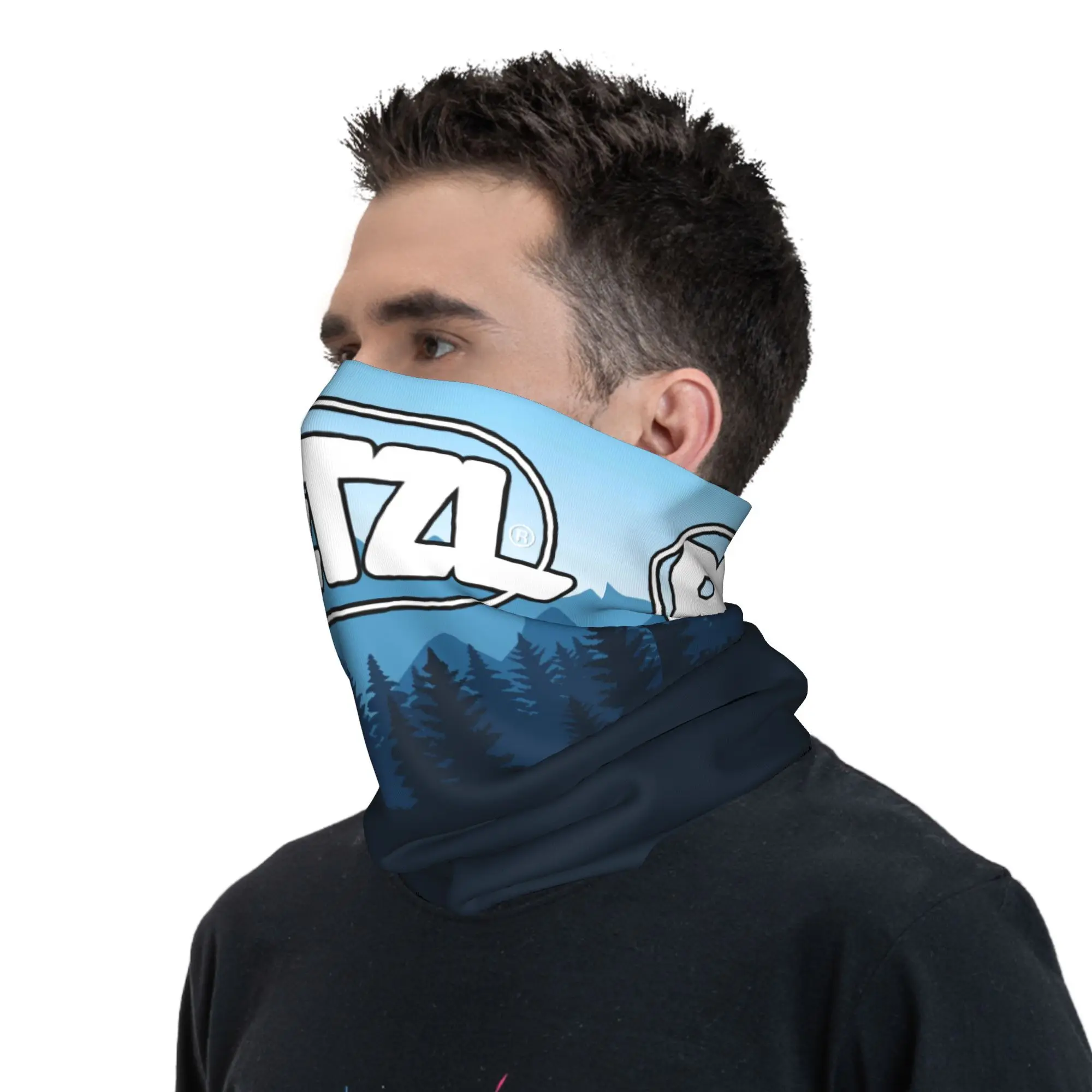 사용자 정의 P-Petzles 배경 이미지 목 각반 여성 남성 UV 얼굴 방패 스키용 겨울 두건 스카프