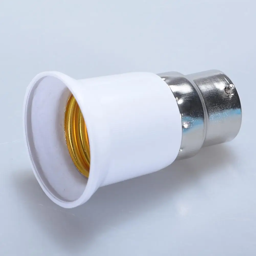 B22 to E27 Light Lamp Bulb Socket Base Converter Edison Screw to Bayonet Cap Base Lamp Holder Converter Socket Adapter