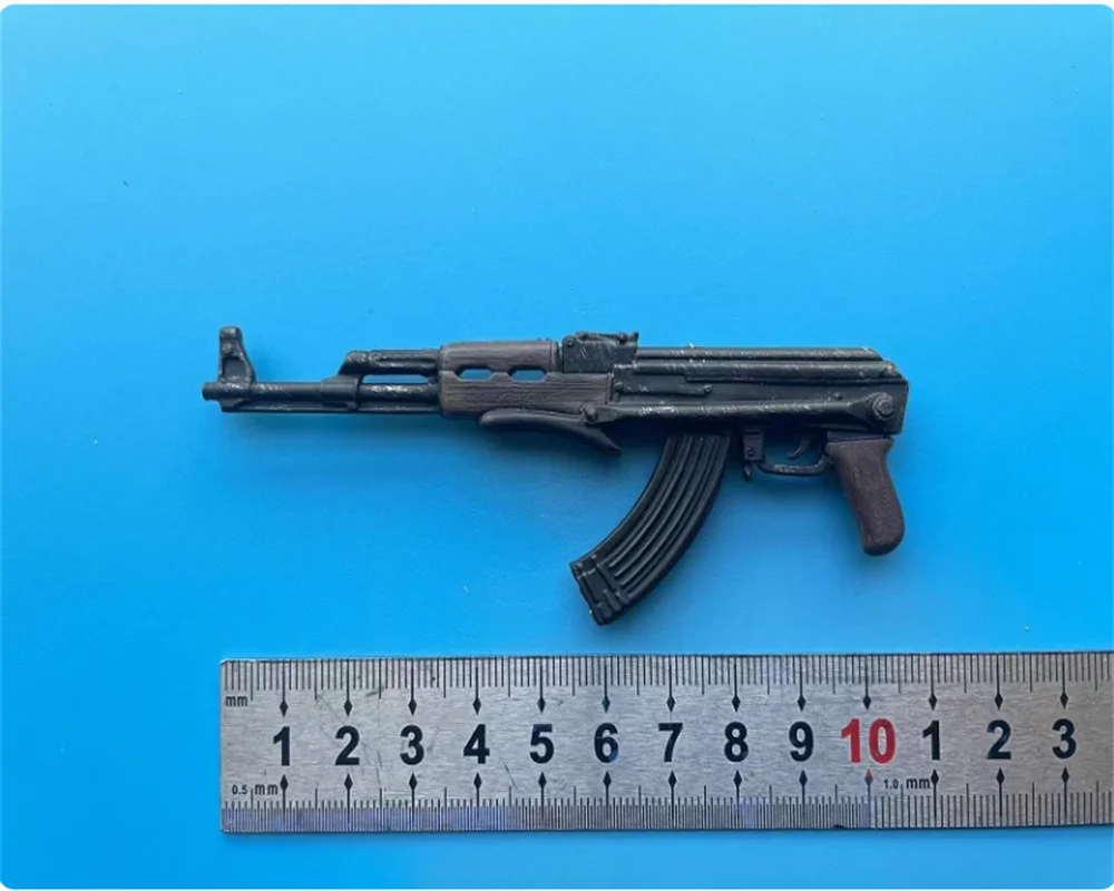 

1/6 Scale Soldier Accessories AK47 Weapon Plastic Static Model Toy Fit 12'' Action Figures Body In Stock