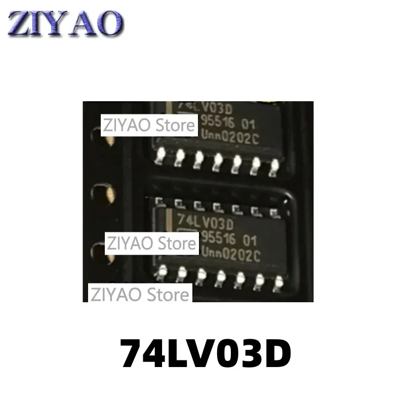 5PCS 74LV03 74LV03D SOP-14 Logic - Gate and Inverter Chip