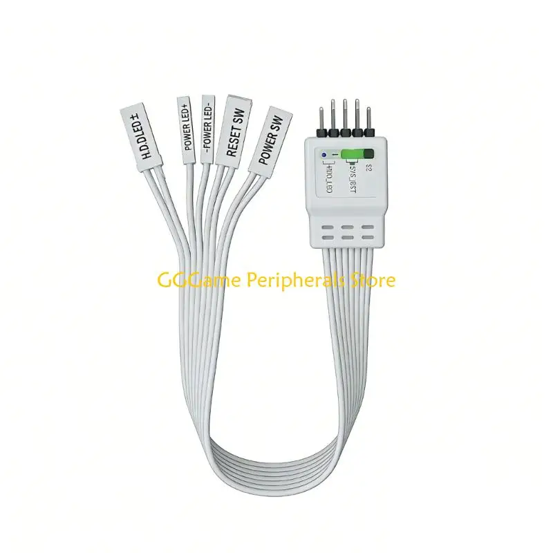 U55B Precise Injection Front Panel Cable For Motherboards Power Reset LED Connection