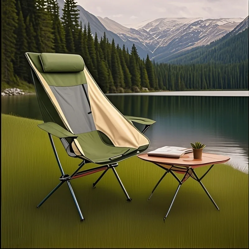 

Outdoor Camping Chair Fishing Chairs Travel Foldable Chair With Armrests Garden BBQ Picnic Chair Portable Travel Furniture Chair