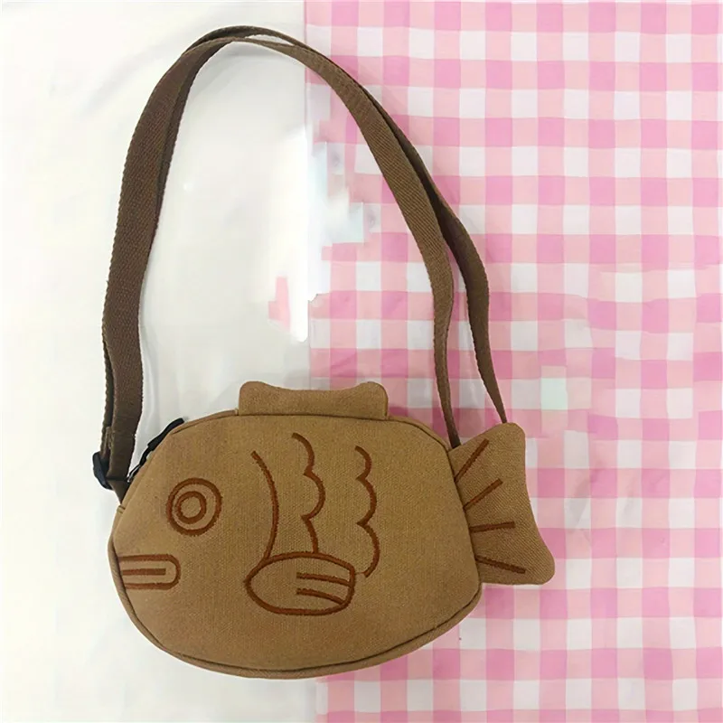 Cartoon Cute Fish Fashion Crossbody Bag Women\'s Bag Messenger Bag Shoulder Bags Coin Purse Women Handbags Bag