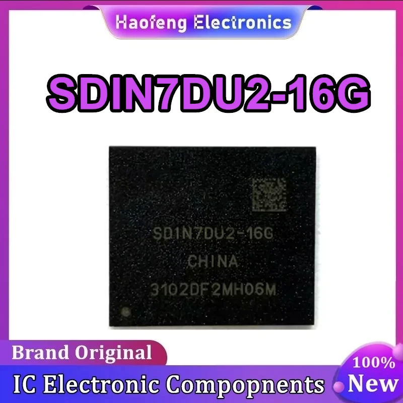 SDIN7DU2-16G Version 4.41 EMMC 16GB 0-10 Flash chip font library IC New Original in Stock