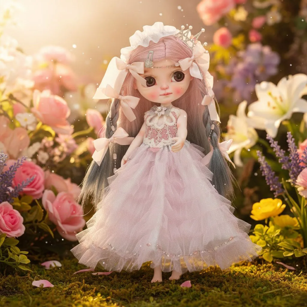 Cloveray 12 بوصة دمية الخزف الأصلية لطيف نابض بالحياة الجنية السيراميك دمية جميع دمية السيراميك اليدوية الأعمال الفنية عالية الجودة هدية #6