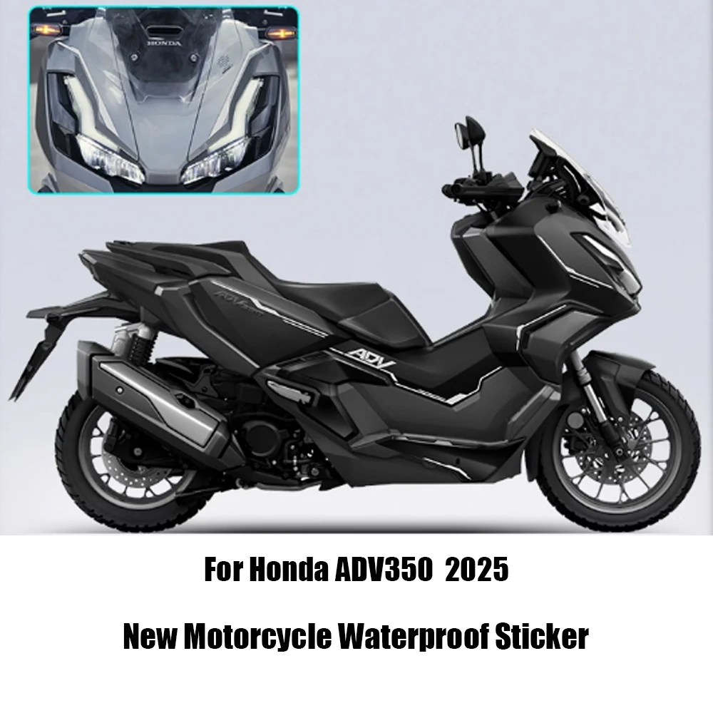 

ADV 350 Waterproof Sticker Decoration For Honda ADV350 adv350 2025 New Motorcycle Accessories Graphic Kit Body Pull