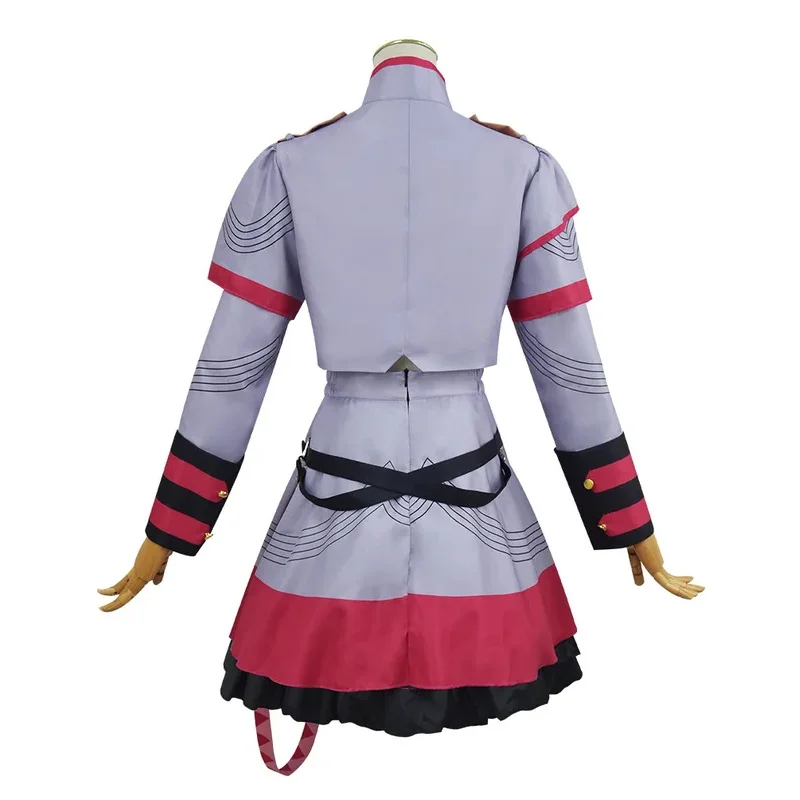 كاسان كوسبلاي أنيمي Vtuber زي المزج الخامس تيتو الباروكات الزي الرسمي ملابس حفلات الهالوين للنساء jk؛ 6 #1