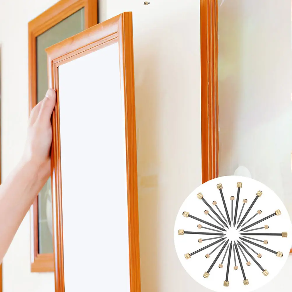 

90Pcs Sturdy Metal Picture Hangers Push Pins for Hanging Pictures Paintings Frames Wall Art Gallery Decor Easy Install No Big