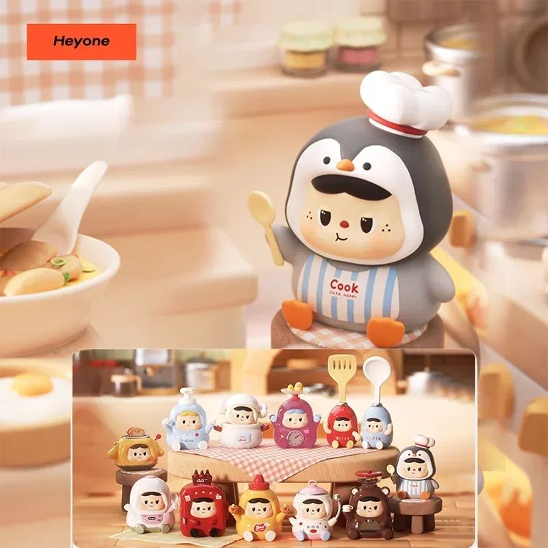 

Heyone Baobao's Small Kitchen Series Blind Box Anime Figure Guess Bag Ornament Figurines Home Decor Desktop Dolls Model