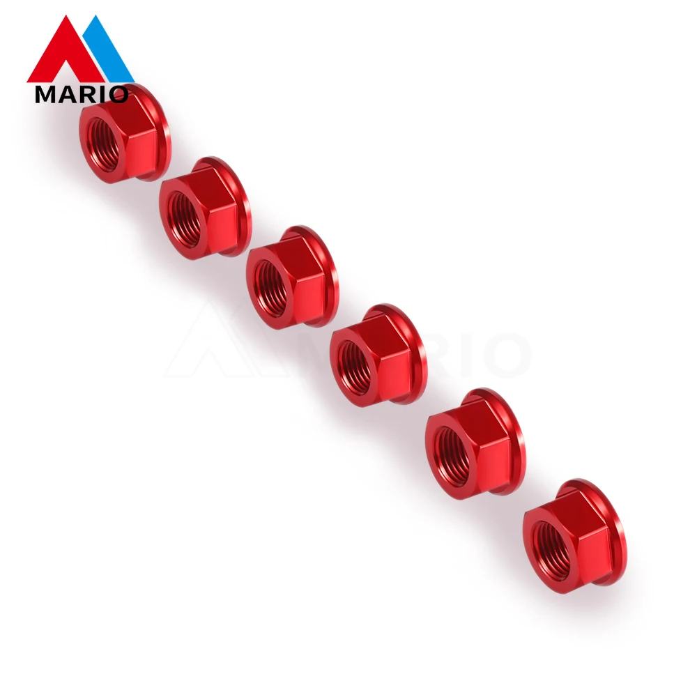 

For Ducati 1100 Panigale V4 1198 R/S 1199 1299 Panigale V2 Streetfighter v2 v4 6PCS Rear Wheel Sprocket Nuts Motorcycle