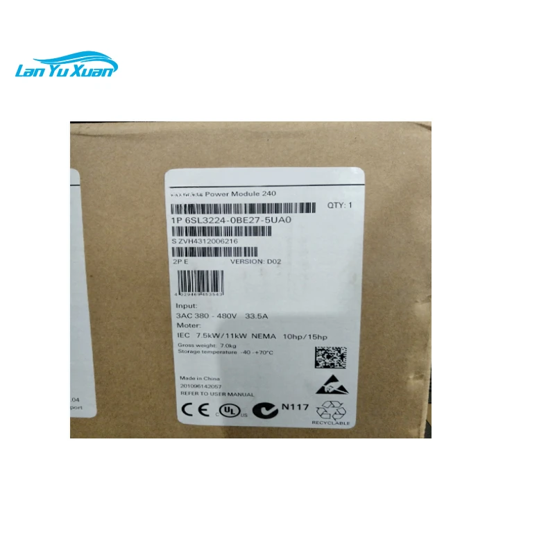 

Product bargaining, do not order directly 6SL3224-0BE27-5UA0 PLC