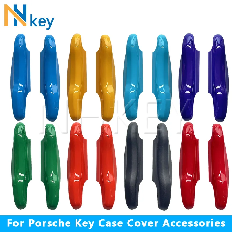 

NH KEY Solid Color ABS Car Key Case Cover Accessories For Panamera Cayenne Macan 911 Taycan 718 ﻿