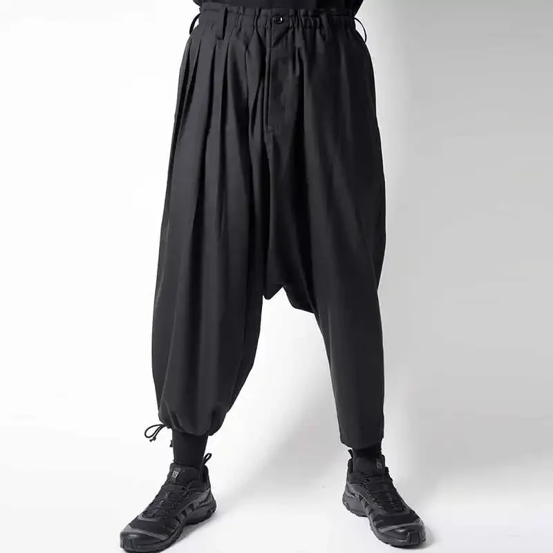 

YOJI OOAK Japanese original dark design fashionable casual loose leg small leg men's pants