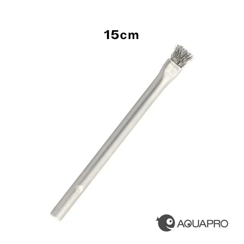 Stainless Steel Aquarium Algae Cleaning Brush, Fish Tank Landscaping Stone, Water Plant, ADA Same Powerful Algae