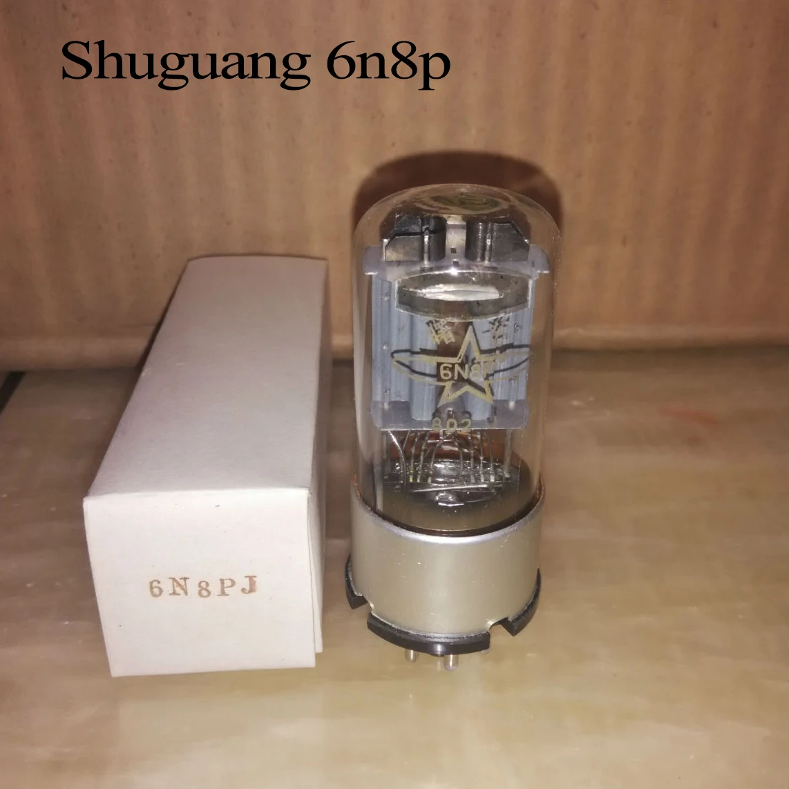 

Shuguang 6n8p 6n8p-j electronic tube 6n8p 5692 ECC32 6H8C 6SN7 Vacuum tube sound color is soft for audio amplifier