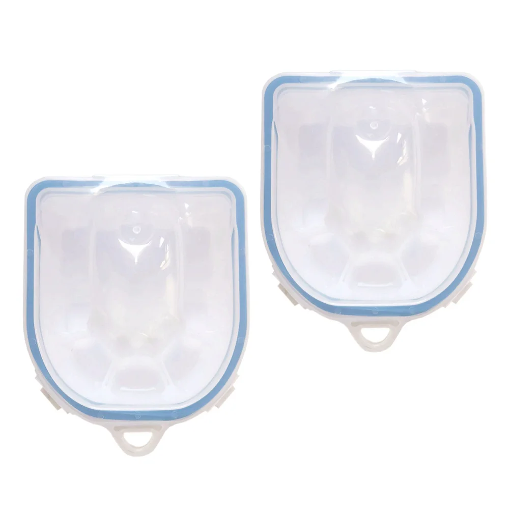2pcs Manicure Soak Bowl Premium Pp Material For Nail Polish Removal Spa Tool Hand Care Soaking Manicure Supply Nail Art Tool