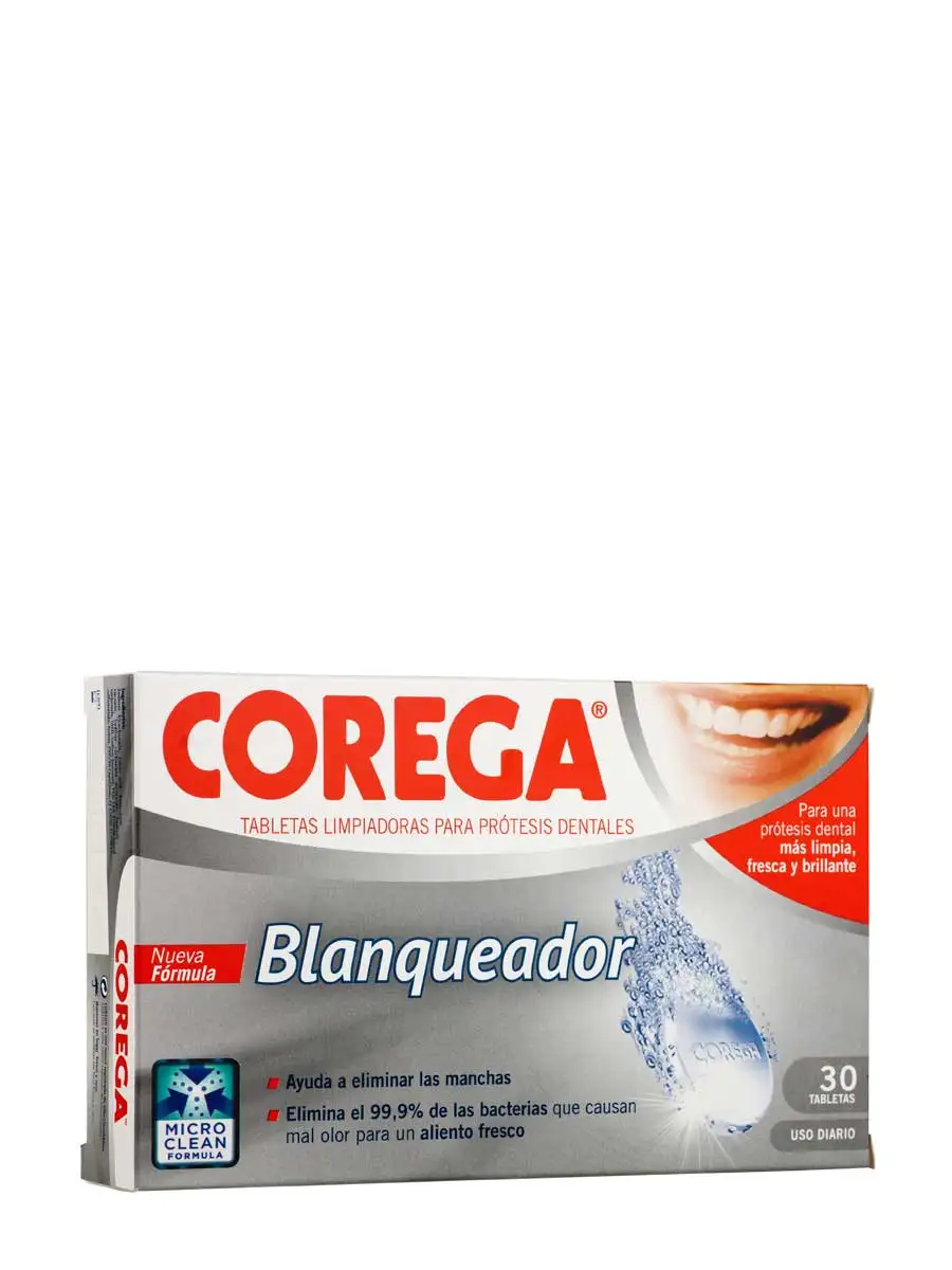 Corega bleach 30 tablets-your prosthesis without stains, without bacteria and fresh