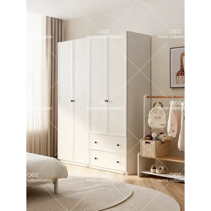 2026 New Modern Simple Wardrobe Small Bedroom Finished Storage Closet Furniture
