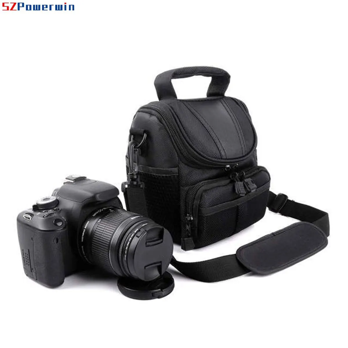 Powerwin cameratas met enkele schouder Camerafotografietas Geschikt voor Canon Nikon D40 Mirrorless Micro SLR