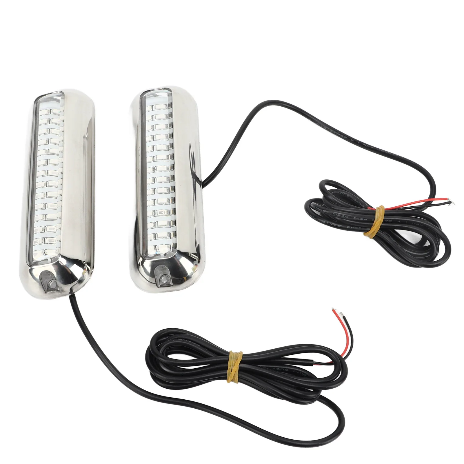 Boat Transom Light 2Pcs 42LED 10‑36V IP68 1500LM for Marine Boat Super Bright Blue Light OEM Replacement Transom Light