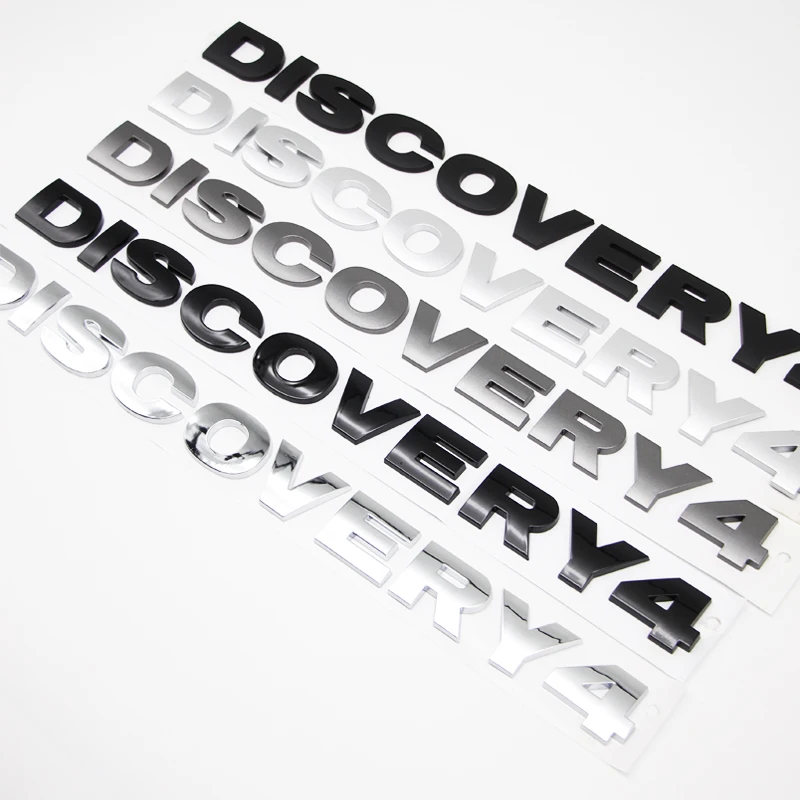 3D ABS Discovery 4 Letters Car - Outdoor Sport Logo บทวิจารณ์และราคา