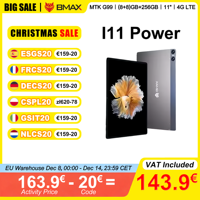BMAX I11 Power Tablet 4G LET 11 Inch 2K HD IPS MTK G99 (8 + 8)GB RAM 256GB ROM Nano SIM 8000mAh Android 13
