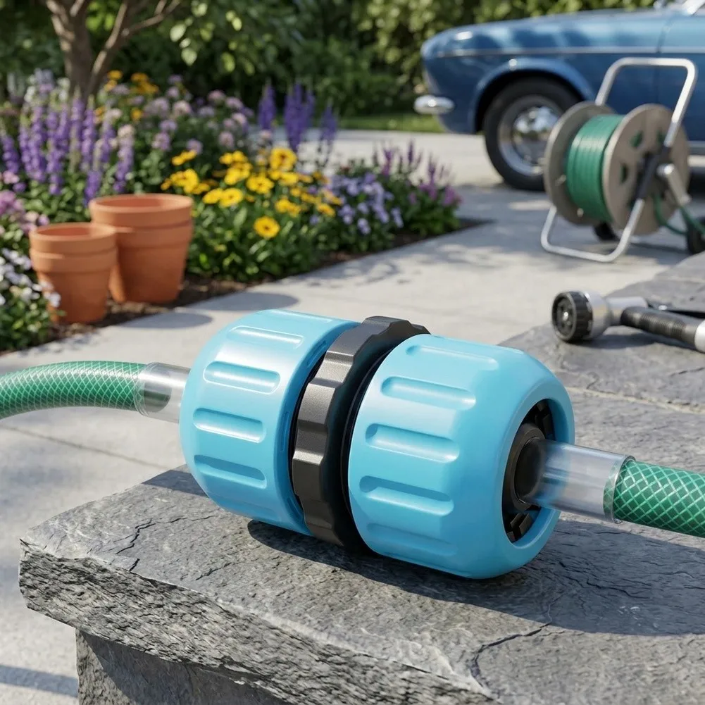 5pcs Garden Irrigation Hose Connector For Weatherproof & Easy To Install Pipe Quick Connector Watering Accessories