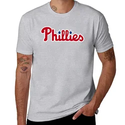 New The phillies T-Shirt black t shirt Aesthetic clothing men t shirt