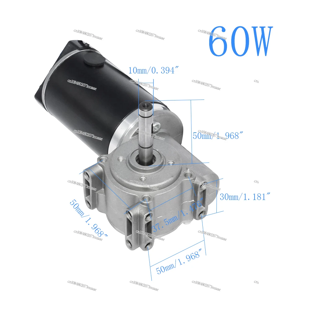 

Электродвигатель с высоким крутящим моментом, червячный редуктор, 24В, 60Вт/100Вт, с интеллектуальным энкодером, для автоматических дверей в отелях, 220/250 об/мин